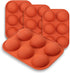 homEdge Semi Sphere Silicone Mold, 4 Packs Baking Mold for Making Hot Chocolate Bomb, Cake, Jelly, Dome Mousse - Diameter-2"...