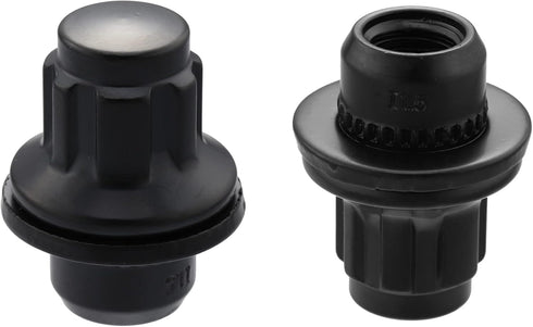 ACROPIX M12x1.5 Car Wheel Lock Lug Nuts Set Anti Theft Lug Nut Screw Fit for Toyota RAV4 - Pack of 5 Black...