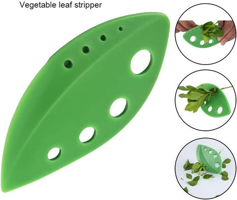 Factory direct sales,(1 blue and 1 green) Herb Stripper, 8 holes Kitchen Herb Leaf Stripping Tool, Herb Pealer Suit for Kale, Collard Greens, Thym...