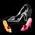 HiParty Mini & Small 3D High Heel Shoe Chocolate Mold, Polycarbonate Stiletto Heels Candy Mold Wedding Bridal Shower Favors Birthday Party Cake De...