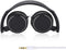 Foldable Head Mounted Headphone Mini Wired Headset Hands Free Compact Stereo HiFi Music Headset Support Rotatable Ear Cup Adjustable Headband Supp...