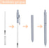 5pcs Gel Pens (0.5mm Tip), Retractable Quick Dry Black Ink Pens Fine Point Premium Cute Rolling Ball Smooth Writing Aesthetic Pens Comfort Grip fo...