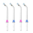 Pack of 4 Plaque Seeker Replacement Tips Compatible With Waterpik Water Flossers and Other Brand Oral Irrigators, Water Flosser Tip Replacement, P...