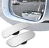 2 PCS Car Rearview Blind Spot Mirror, Adjustable High-definition Rectangular-shaped Mirror, Frameless Wide-angle Convex Mirror, Universal Auxiliar...