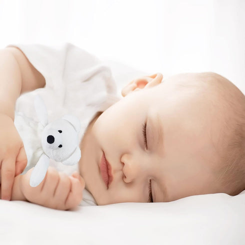 Baby White Polar Bear Soft Stuffed Animal Security Blanket, Plush Polar Bear Character Lovey Blanket, Baby Shower/Nursery Gift, Cuddly Newborn, In...