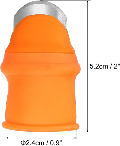 PATIKIL Large Silicone Thumb Knife Kit, 4 Set/8Pcs Harvesting Plant Knife Finger Guard Protector Gardening Trim Tools for Picking Fruit Vegetable,...