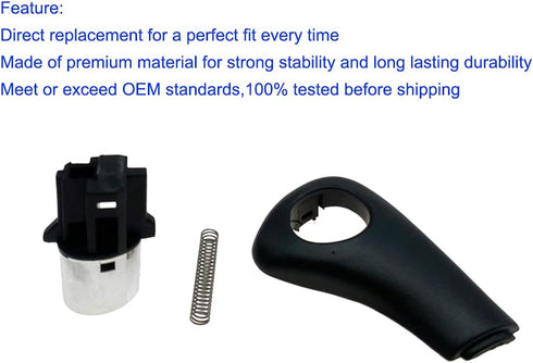 Shift Shifter Button Knob Repair Kit with Spring for Honda Accord Replace 54132-SDA-A81 54141-SDA-A81 54141SDAA81...