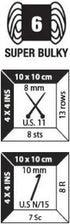 Bernat Blanket Stripes Yarn, 10.5 oz, Gauge 6 Super Bulky Chunky, Gray Matters...