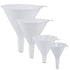 Plastic Funnel for Automotive Use - Kitchen Funnels for Filling Bottles, Jars, Containers or Lab Use - Oil Funnel for Gas, Car Oil, Lubricants and...