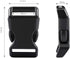 3/4 Inch, 25 Pack Black Plastic Side Release Buckle for Paracord Bracelets (3/4")...