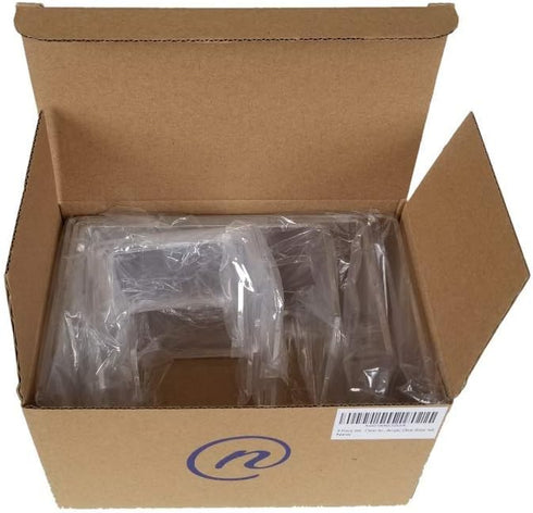 N'ice Packaging® 9 Piece Set - Clear Acrylic Display Risers, Acrylic Clear Riser Set...