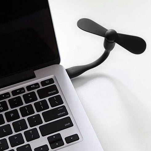 USB Desk Fan, Small But Powerful, Portable Quiet Wind Desktop Personal Fan, Adjustment Mini Fan Table Fan for Better Cooling, Home Office, Black...