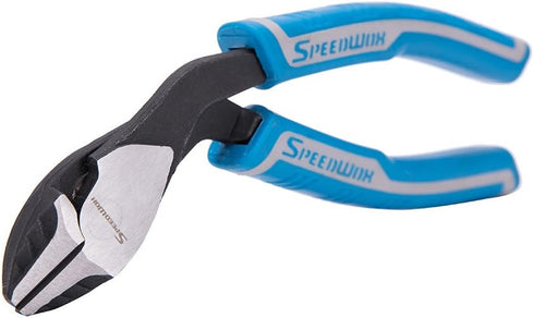SPEEDWOX Diagonal Cutting Pliers Angled Multi Plier High Leverage Ergonomic Combination Pliers Pistol Grip Heavy Duty Wire Cutters Professional To...