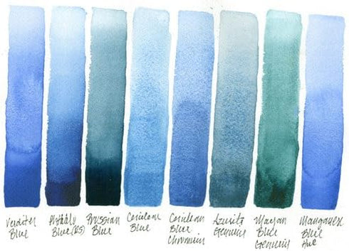Daniel Smith Extra Fine Watercolor 15ml Paint Tube, Cerulean Blue Chromium (284600021)...
