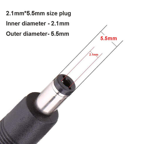 DC 12V Power Extension Cord Cable 15ft (5m) 2.1mm x 5.5mm Power Adapter Supply Extension Cable for CCTV Security Cameras IP Camera DVR Standalone,...