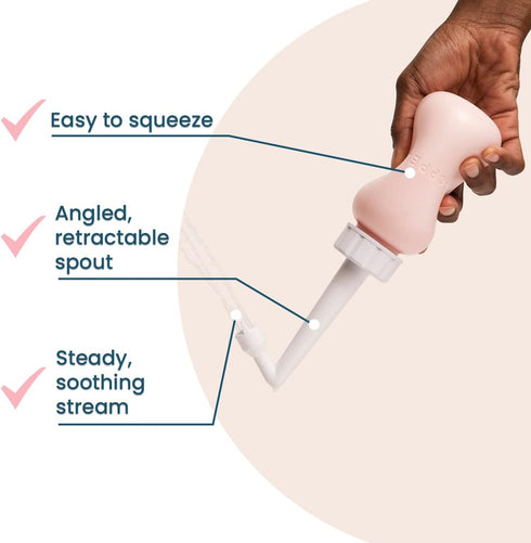 Peri Bottle for Postpartum Care | Portable Bidet | Spray Bottle for Pain Relief, Tears, and Hemorrhoids after Birth | Postpartum Essential (Pink, ...