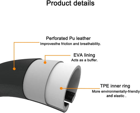 Car Steering Wheel Cover, Elastic Sport Leather Vehicle Steering Wheel Protector, Non-Slip Soft Grip Padded Auto Interior Protective Accessories, ...