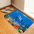 Blue Dolphin Ocean Print 17MM Thick Memory Foam Bathroom Carpet Mat Non-Slip Absorbent Super Bath Mats Comfortable Flannel Bathroom Bed Rug 35 X 2...