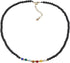 Jewever 7 Chakra Beaded Choker Necklace for Women Black Agate Healing Crystals and Gemstones Meditation Yoga Balance Jewelry...