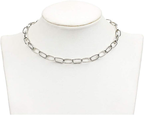 Cathercing Women Choker Necklace Chain Thin Link Necklace for Women Trendy Jewelry Necklaces Chains Punk...
