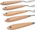 CONDA 11 Piece Stainless Steel Spatula Palette Knife Professional Palette Knife Painting Wood Handle...