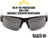Klein Tools 60162 Safety Glasses, Professional PPE Protective Eyewear with Semi Frame, Scratch Resistant and Anti-Fog, Gray Lens...