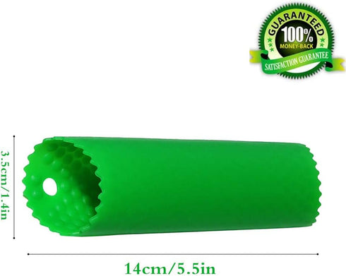 Sinnsally Garlic Peeler Skin Remover Roller Keeper,Easy Quick to Peeled Garlic Cloves with Silicone Tube Roller Garlic Peeling Kitchen Tool(Green)...