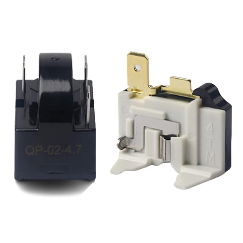 QP2-4R7 3Pin 4.7 Ohm PTC Refrigerator Starter/Start Relay for Vissani Danby Compressor Relay and Refrigerator Overload Protector 1/2HP...