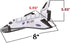 Zugar Land Space Shuttle Foam Gliders (8") (1 Pack) Outer Space Cosmos Flying Toys. Plane Fun Jet (One Piece)...