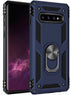 Military Grade Drop Impact for Samsung Galaxy S10 Plus Case 360 Metal Rotating Ring Kickstand Holder Built-in Magnetic Car Mount Armor Shockproof ...