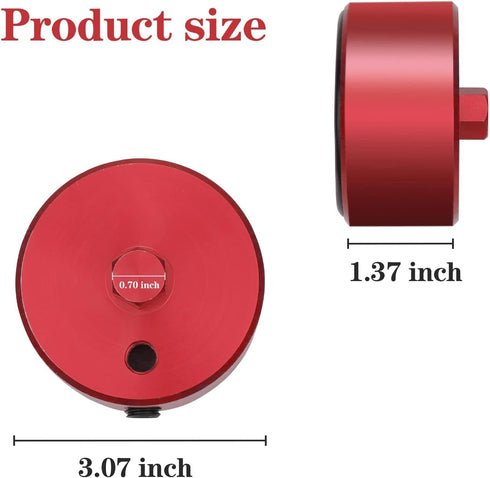 for Kent Moore Tool EN-47971 Oil Pressure Gauge Adapter for Generation 4 & 5 V8 Engines (Red)...