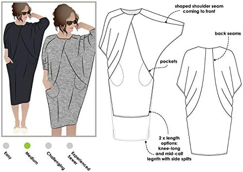 Style Arc Sewing Pattern - Hedy Dress (Sizes 18-30)...