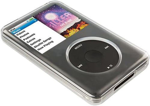 Clear Hard Snap-on Case Cover for Apple iPod Classic 6th 7th 80GB, 120GB Thin 160GB Released on 2009 + Screen Protector(10.5mm Thickness Thin Vers...