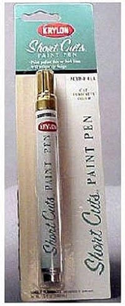 Krylon KSCP901 Short Cuts Paint Pen, Gold Leaf, .33 Ounce...