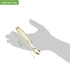Mini Serving Tongs 5 Inches Appetizer Tongs, Set of 4 (Gold)...