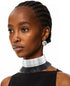 African Collar Necklace Gold Gothic Leather Chunky Chokers Bib Punk National Tribal Statement Necklaces Party Costume Jewelry Accessories for Wome...