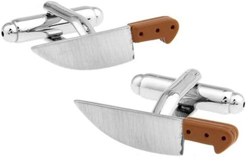 Cook Chef Knife Knives Pair Cufflinks Food Foodie Restaurant Culinary Cuff Links...