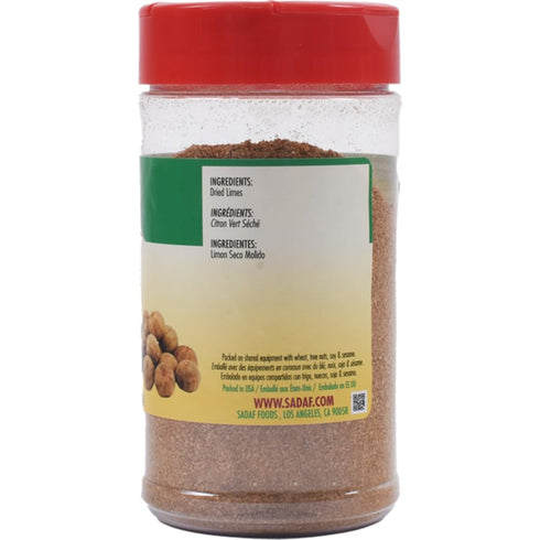 Sadaf Ground Dried Lime - Limoo Omani - Dried Lime Powder for Cooking & Food Flavoring - Grounded - Kosher & Vegetarian - 4 Oz...