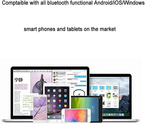 Single Bluetooth Earpiece10 Hrs Playtime,Wireless Headphone, Mini Bluetooth Headset Hands-Free Car Earphone,Cell Phone Bluetooth Earbud for iOS An...