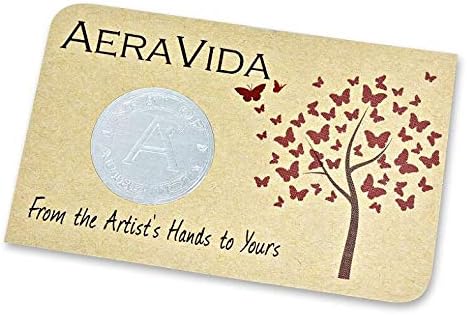 AeraVida Elegant Hand Painted White Zebra Theme Mother of Pearl Floral Style Pin or Trendy Beautiful Brooch...