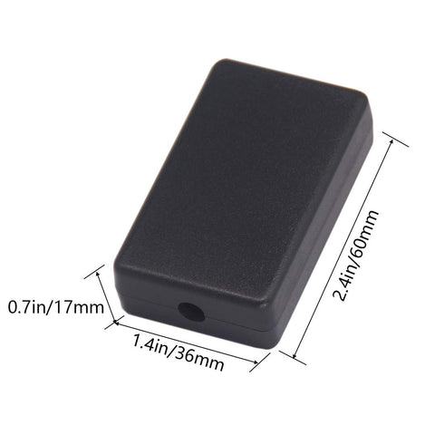 Zulkit 5Pcs Project Boxes ABS Plastic Electrical Project Case Power Junction Box Black 2.36 x 1.42 x 0.67 inch (60 x 36 x 17 mm)...