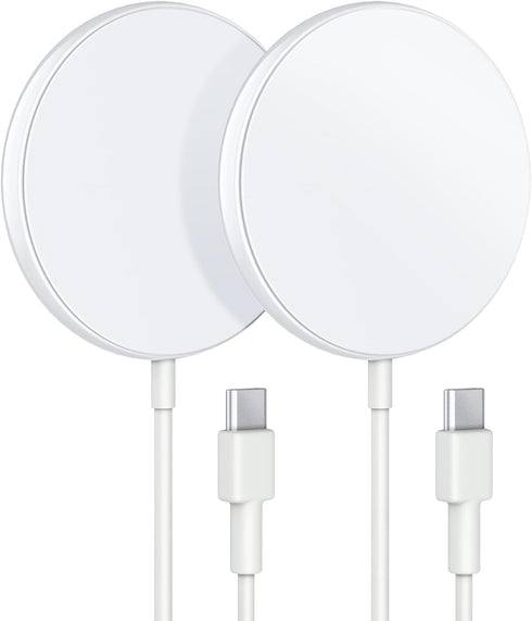 Magnetic Wireless Charger 2-Pack for iPhone Wireless Charger Pad, Max Fast for Magsafe Phone Adapter for iPhone 16/16 Plus/16 Pro/16 Pro Max/15/15...