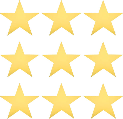 MECCANIXITY Star Cutouts Paper Five Star Confetti Cutouts for Birthday Party Classroom Wedding Bulletin Board Wall Decorations 5.9 Inches,(Golden)...