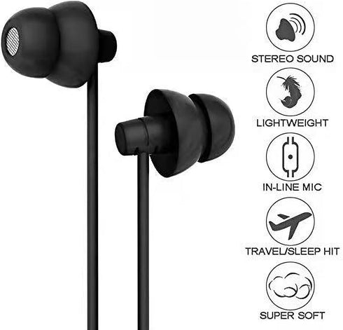 Sleep Soundproof Earbuds Headphones, Noise Isolating Soft Earbuds for Sleeping, Nighttime, Insomnia, Side Sleeper, Snoring, Travel, Meditation & R...