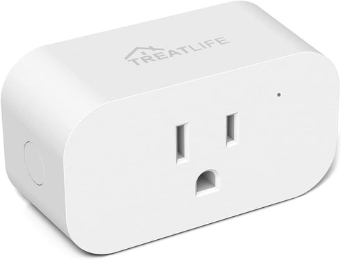 Smart Plug, TREATLIFE 2.4GHz 15 Amp Wifi Smart Outlet with Child Lock and Vacation Mode, Reliable WiFi Connection, Compatible with Alexa and Googl...