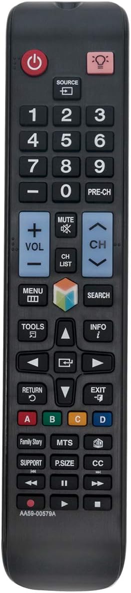 AA59-00579A Replacement Remote Control Applicable for Samsung TV PN51E550D1F PN60E550D1F PN64E550D1F PN51E550D1FXZA PN60E550D1FXZA PN64E550 PN51E5...