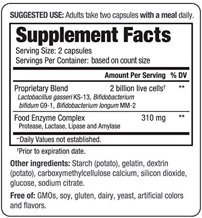 Kyo-Dophilus Probiotic Plus Enzymes, 120 Capsules...