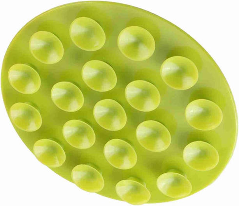 (Pack of 1) Children's Tableware Sucker Baby Kids Magic Suction Mat Portable Double-Sided Suckers Anti-Slip Plate Bowl Cutlery Placemat(Green)...