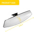 Car Rear View Mirror, HD 360° Adjustable Anti-glare Adjustable Extra Wide Automotive Panoramic Rear View Mirror with Suction Cup, Interior Decor U...