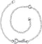 925 Sterling Silver Adjustable Anklet Barefoot Sandal Beach Foot Chain Cute Love Key Zircon Pendant Adjustable Chain Anklet Bracelet...